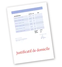 Justificatif de domicile